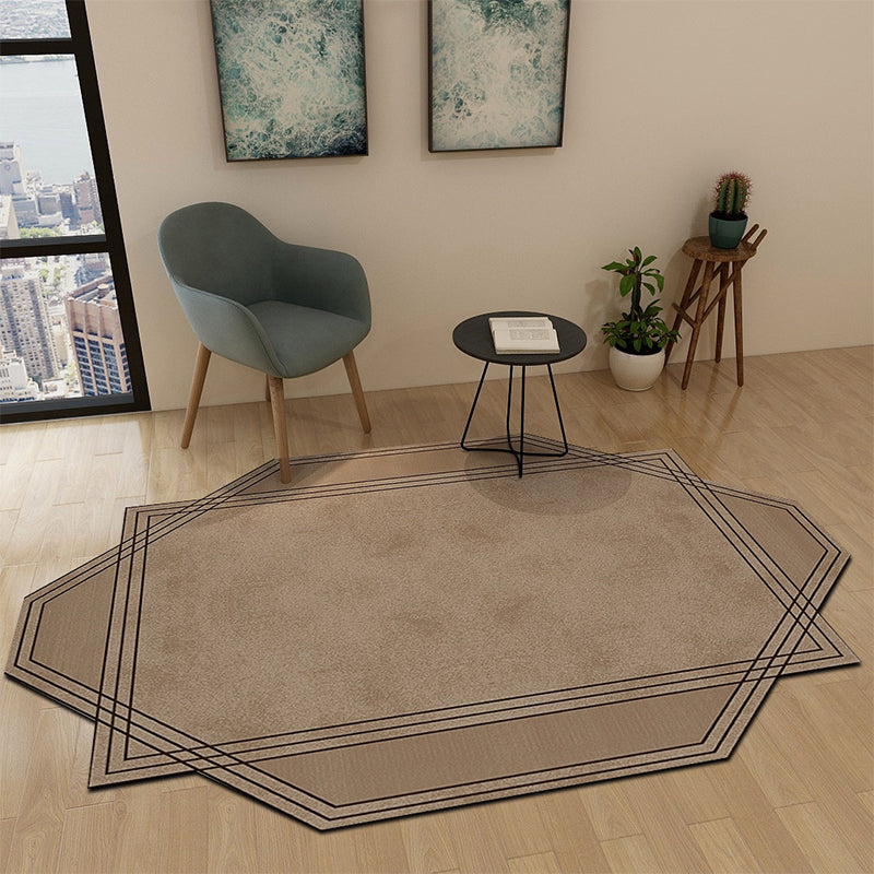 Irregular Shape Geo Rug Multi Color Funky Area Rug Polyster Easy Care Washable Indoor Rug for Home Decor Clearhalo 'Area Rug' 'Rug' 2215638