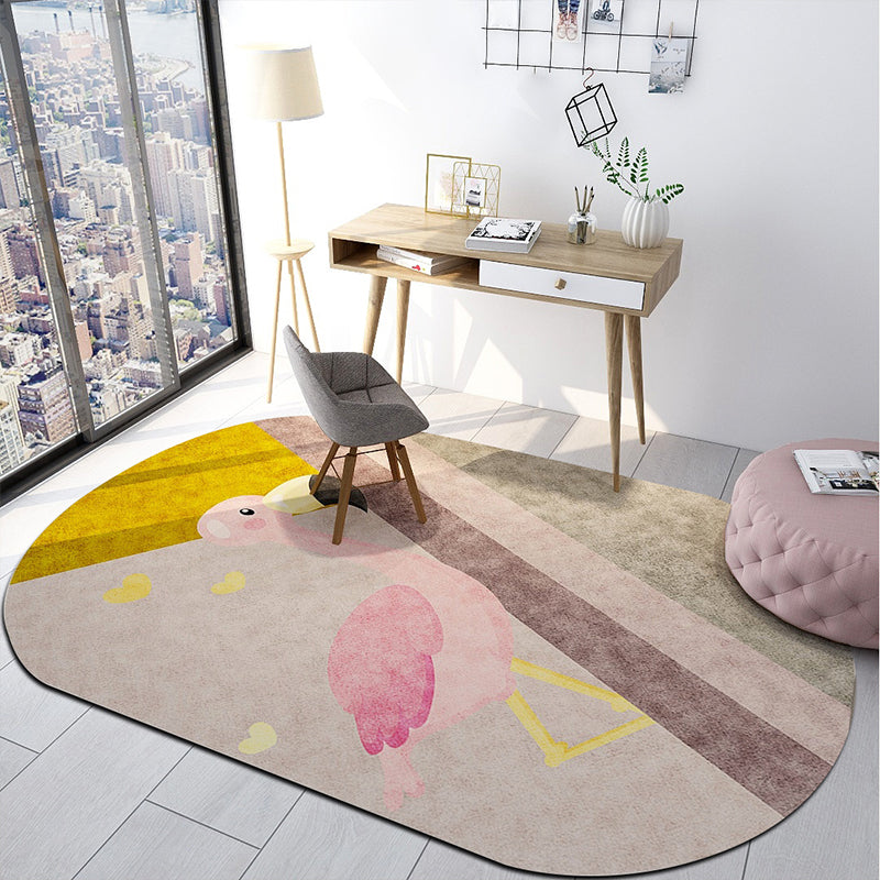 Irregular Shape Geo Rug Multi Color Funky Area Rug Polyster Easy Care Washable Indoor Rug for Home Decor Clearhalo 'Area Rug' 'Rug' 2215646