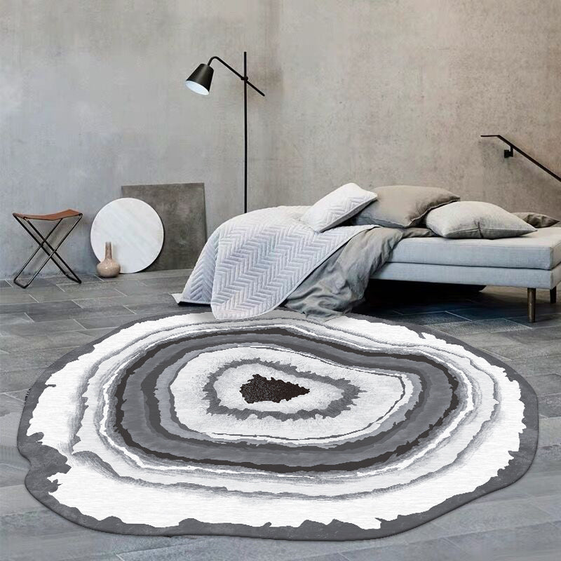 Novelty Multi Color Nordic Rug Synthetics Geometric Pattern Carpet Non-Slip Stain-Resistant Rug for Bedroom Clearhalo 'Area Rug' 'Rug' 2215662