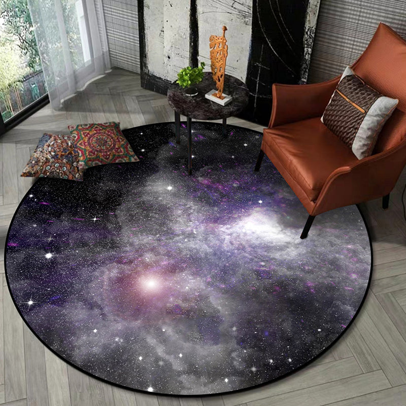 Nordic Living Room Rug Multi Colored 3D Space Print Carpet Synthetics Anti-Slip Backing Stain-Resistant Rug Clearhalo 'Area Rug' 'Rug' 2215779