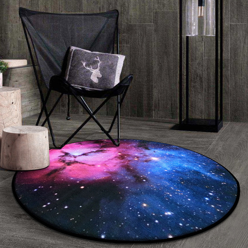 Multi-Color Novelty Rug Polyster 3D Starry Sky Rug Non-Slip Machine Washable Easy Care Carpet for Kids Clearhalo 'Area Rug' 'Rug' 2215789