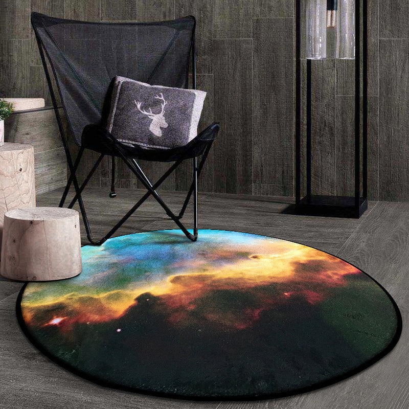Multi-Color Novelty Rug Polyster 3D Starry Sky Rug Non-Slip Machine Washable Easy Care Carpet for Kids Clearhalo 'Area Rug' 'Rug' 2215794