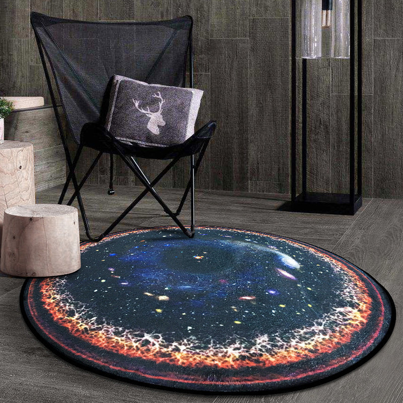 Multi-Color Novelty Rug Polyster 3D Starry Sky Rug Non-Slip Machine Washable Easy Care Carpet for Kids Clearhalo 'Area Rug' 'Rug' 2215796