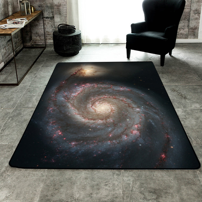 Calming Childrens Rug Multi-Color 3D Starry Sky Pattern Carpet Polypropylene Non-Slip Machine Washable Rug Clearhalo 'Area Rug' 'Rug' 2215885
