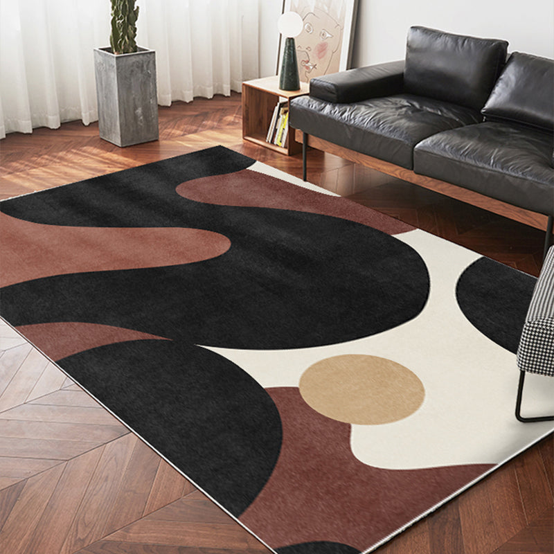 Simple Multicolor Contemporary Rug Cotton Blend Color Block Indoor Rug Anti-Slip Backing Easy Care Carpet for Decor Clearhalo 'Area Rug' 'Rug' 2216053