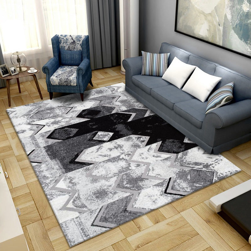 Simple Color Block Rug Multi-Color Synthetics Area Carpet Non-Slip Backing Washable Easy Care Rug for Living Room Clearhalo 'Area Rug' 'Rug' 2216084