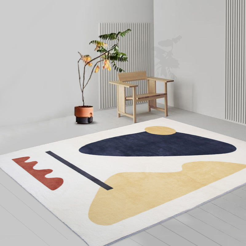 Southwestern Abstract Painting Rug Multicolored Cotton Blend Rug Non-Slip Pet Friendly Area Carpet for Decor Clearhalo 'Area Rug' 'Rug' 2216112