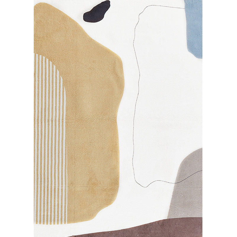 Southwestern Abstract Painting Rug Multicolored Cotton Blend Rug Non-Slip Pet Friendly Area Carpet for Decor Ginger Clearhalo 'Area Rug' 'Rug' 2216120