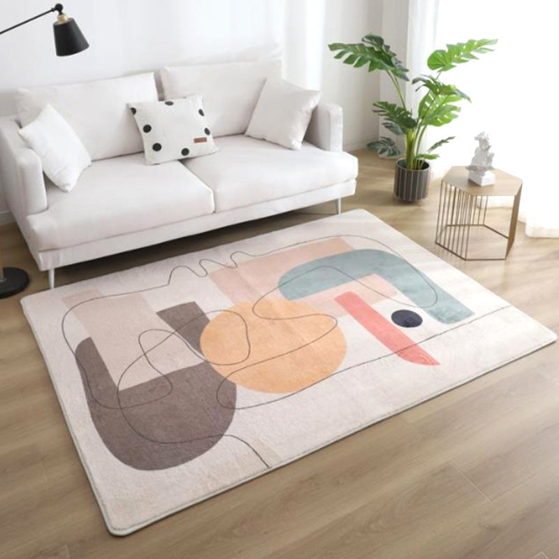 Relaxing Color Block Rug Multi Color Acrylic Area Carpet Anti-Slip Backing Stain-Resistant Indoor Rug for Bedroom Clearhalo 'Area Rug' 'Rug' 2216242