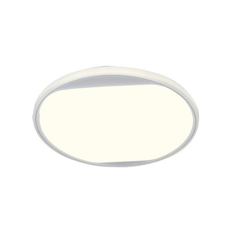 Round Shaped Living Room LED Flush Mount Acrylic Modern Flushmount Ceiling Lighting White Clearhalo 'Ceiling Lights' 'Close To Ceiling Lights' 'Close to ceiling' 'Flush mount' Lighting' 2217307