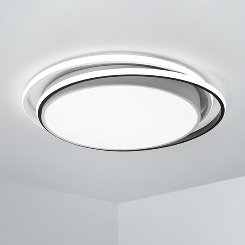 Modern Ultrathin Round LED Flush Mount Acrylic Living Room Flushmount Ceiling Light Clearhalo 'Ceiling Lights' 'Close To Ceiling Lights' 'Close to ceiling' 'Flush mount' Lighting' 2217382