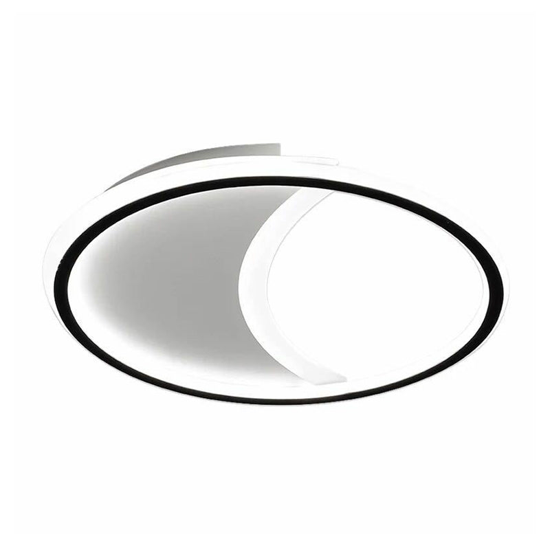 Ultrathin Round Acrylic Flush Ceiling Light Contemporary Black LED Flush Mount Lighting Fixture Clearhalo 'Ceiling Lights' 'Close To Ceiling Lights' 'Close to ceiling' 'Flush mount' Lighting' 2217527