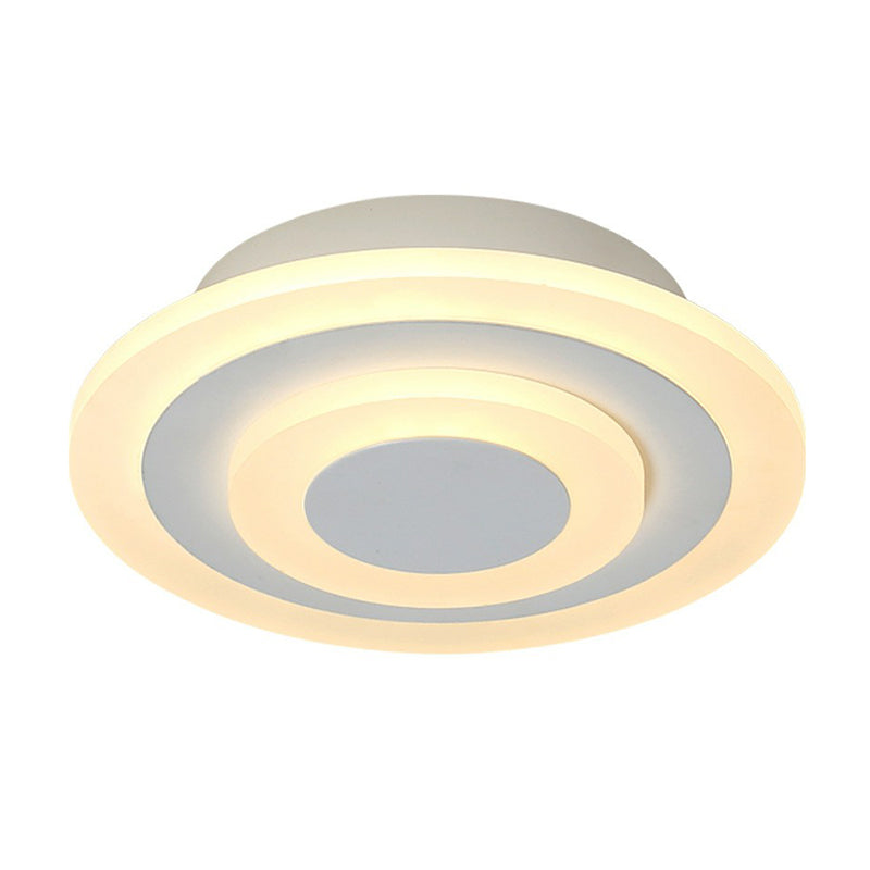 Round Corridor LED Flush Mount Light Acrylic Simplicity Flush Mount Ceiling Light Clearhalo 'Ceiling Lights' 'Close To Ceiling Lights' 'Close to ceiling' 'Flush mount' Lighting' 2217567