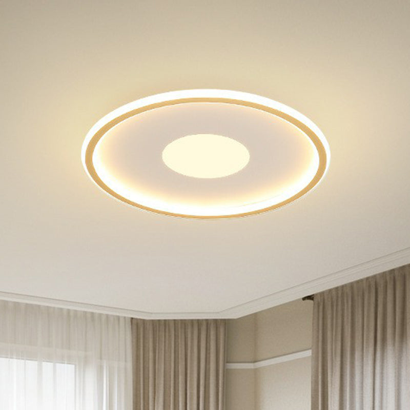 Acrylic Extra-Thin Round LED Flush Mount Modern Flushmount Ceiling Light for Living Room White Clearhalo 'Ceiling Lights' 'Close To Ceiling Lights' 'Close to ceiling' 'Flush mount' Lighting' 2217580