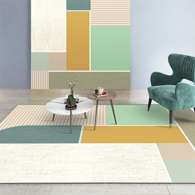 Western Home Decor Rug Multi-Color Colorblocked Area Carpet Synthetics Pet Friendly Anti-Slip Rug Clearhalo 'Area Rug' 'Rug' 2225405
