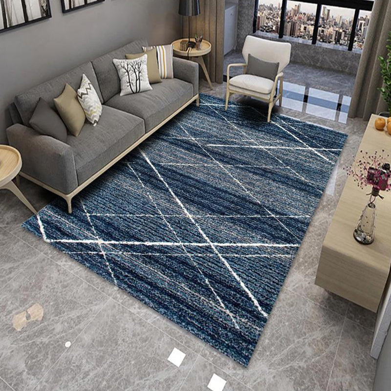 Modern Living Room Rug Multi Color Colorblock Area Carpet Polyster Non-Slip Machine Washable Rug Clearhalo 'Area Rug' 'Rug' 2225598
