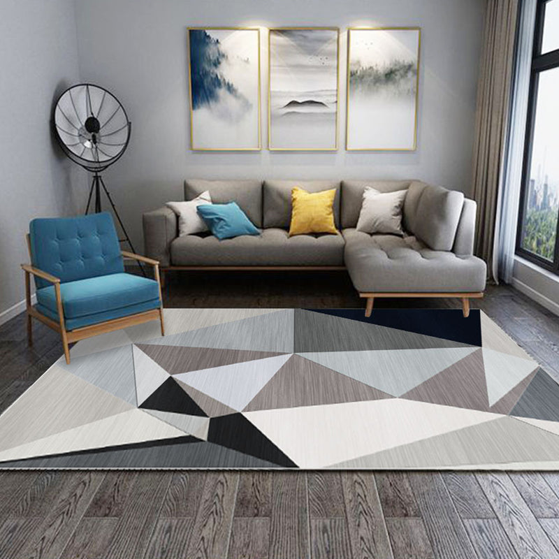 Southwestern Colorblock Rug Multi-Colored Synthetics Area Carpet Pet Friendly Washable Rug for Decoration Clearhalo 'Area Rug' 'Rug' 2225631