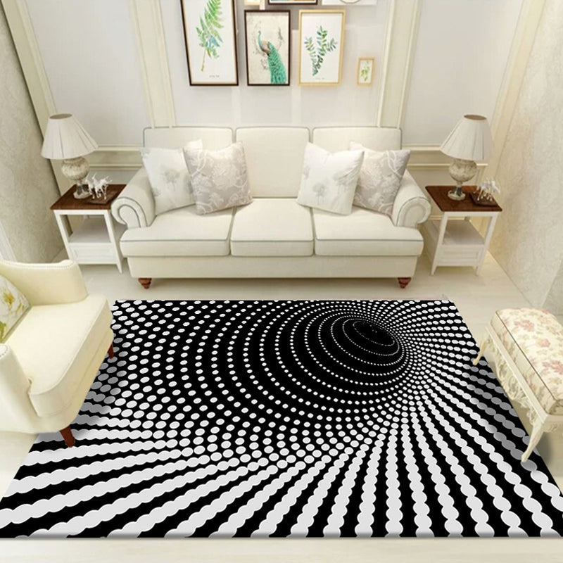Multi Color Unique Rug Polyster 3D Checker Area Carpet Easy Care Pet Friendly Indoor Rug for Living Room Clearhalo 'Area Rug' 'Rug' 2225759