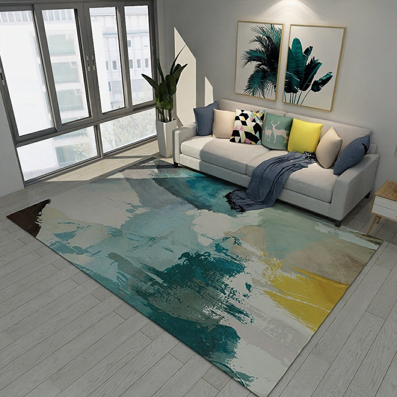 Multicolor Geometric Print Rug Synthetics Minimalist Area Carpet Easy Care Stain-Resistant Indoor Rug for Parlor Clearhalo 'Area Rug' 'Modern' 'Rugs' Rug' 2225781