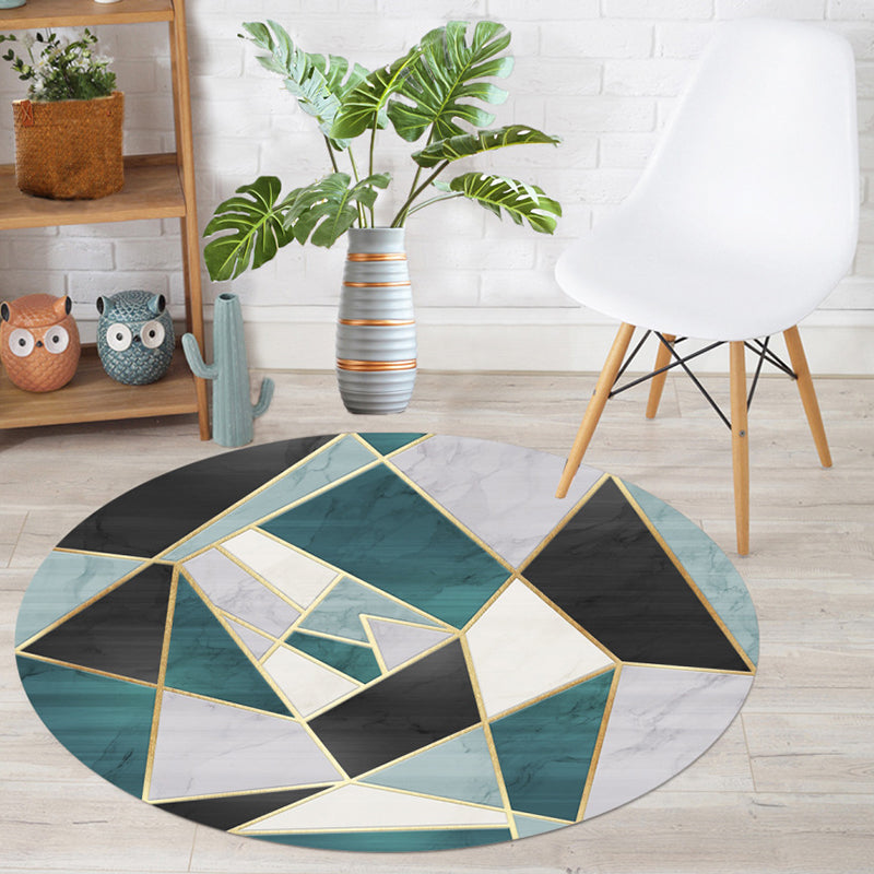 Classic Colorblock Rug Multi-Colored Simplicity Area Rug Polypropylene Anti-Slip Stain-Resistant Indoor Rug for Decor Clearhalo 'Area Rug' 'Modern' 'Rugs' Rug' 2226642