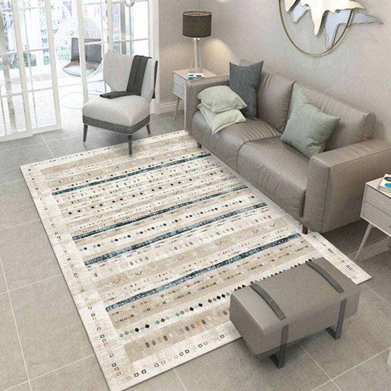 Novelty Home Decor Rug Multi Color Geometric Carpet Polyster Easy Care Machine Washable Indoor Rug Brown Clearhalo 'Area Rug' 'Modern' 'Rugs' Rug' 2226727