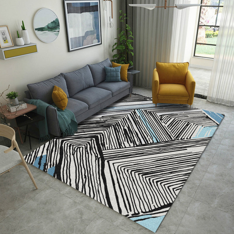 Unique Geometric Rug Multi-Color Modern Area Carpet Polypropylene Non-Slip Backing Easy Care Rug for Parlor Clearhalo 'Area Rug' 'Modern' 'Rugs' Rug' 2226865