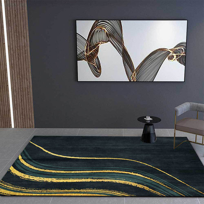 Multi Colored Abstract Rug Polypropylene Chinese Carpet Easy Care Pet Friendly Washable Indoor Rug for Decor Clearhalo 'Area Rug' 'Modern' 'Rugs' Rug' 2227251