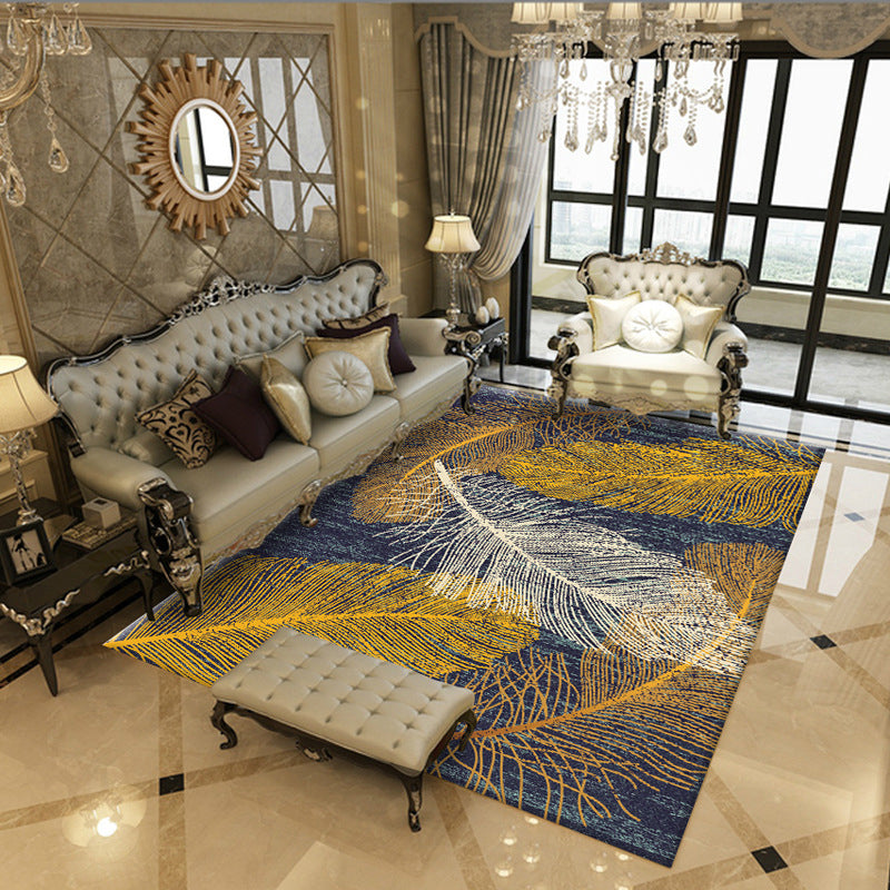 Luxe Living Room Rug Multi Color Plant Indoor Rug Synthetics Easy Care Machine Washable Carpet Clearhalo 'Area Rug' 'Rug' 2227483