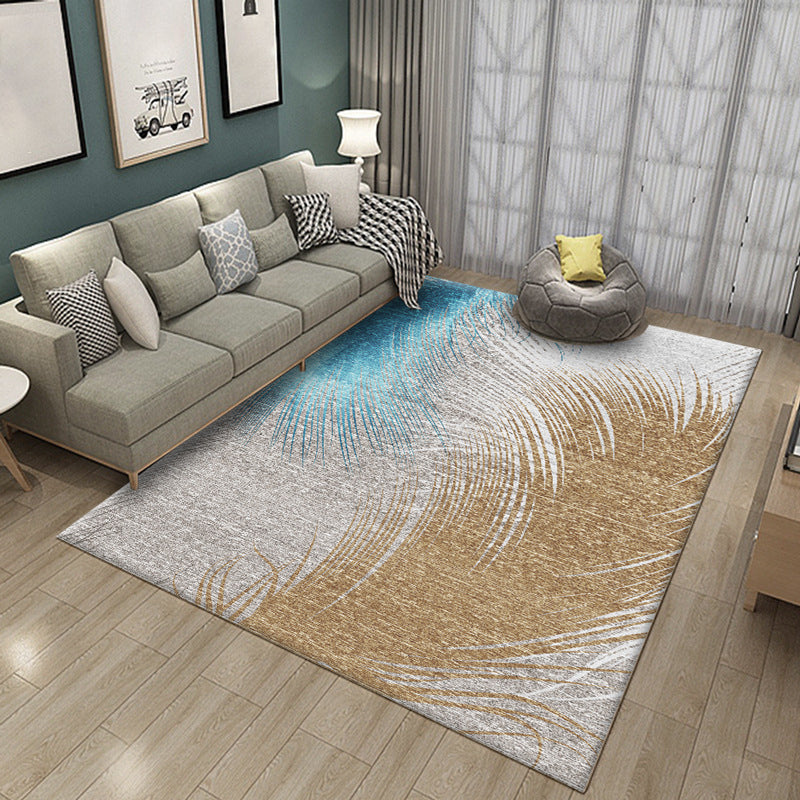 Luxe Living Room Rug Multi Color Plant Indoor Rug Synthetics Easy Care Machine Washable Carpet Clearhalo 'Area Rug' 'Rug' 2227495