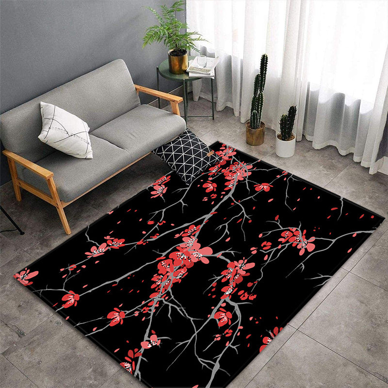 Funky Multicolor Tropical Rug Synthetics Animal Print Area Carpet Pet Friendly Easy Care Indoor Rug for Decoration Clearhalo 'Area Rug' 'Rug' 2238479