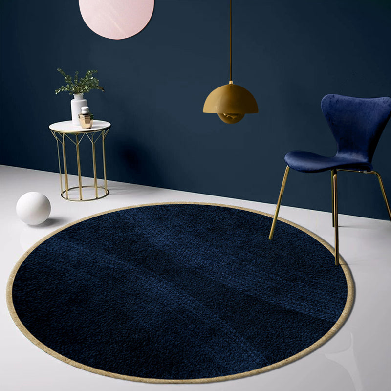 Luxe Decoration Rug Multi Color Plain Area Carpet Cotton Blend Pet Friendly Machine Washable Rug with Border Clearhalo 'Area Rug' 'Rug' 2238513