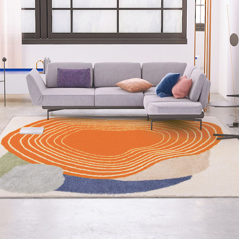Multicolor Room Decoration Rug Creative Geo Print Area Carpet Cotton Blend Pet Friendly Easy Care Rug Clearhalo 'Area Rug' 'Rug' 2238546