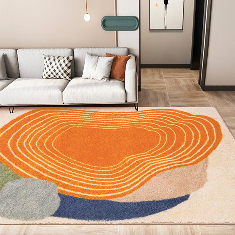 Multicolor Room Decoration Rug Creative Geo Print Area Carpet Cotton Blend Pet Friendly Easy Care Rug Clearhalo 'Area Rug' 'Rug' 2238550