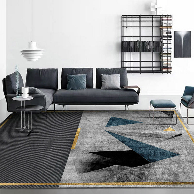 Multi-Color Parlor Rug Modern Geometric Print Area Rug Polypropylene Non-Slip Stain-Resistant Carpet Clearhalo 'Area Rug' 'Rug' 2238566