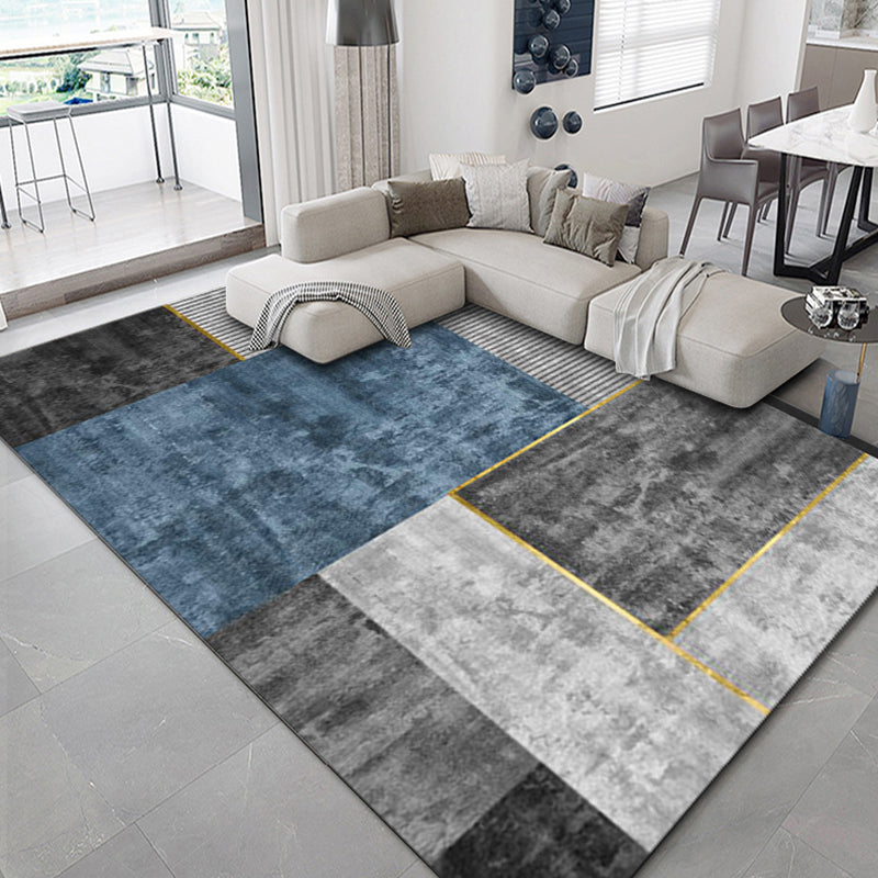 Luxury Geometric Print Rug Multi-Color Synthetics Carpet Anti-Slip Backing Pet Friendly Rug for Living Room Clearhalo 'Area Rug' 'Rug' 2238596