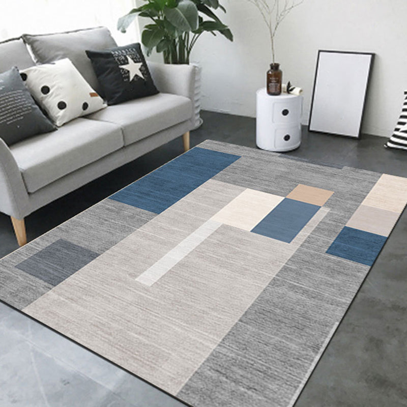 Novelty Geometric Rug Multi-Color Polyster Area Carpet Pet Friendly Stain-Resistant Indoor Rug for Living Room Clearhalo 'Area Rug' 'Rug' 2238648