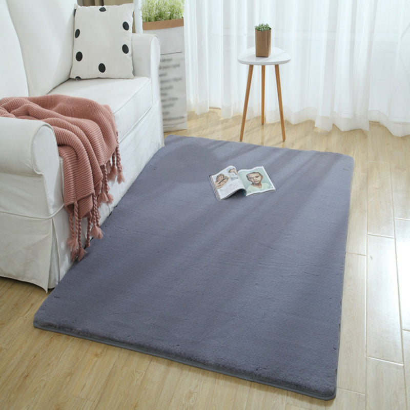 Calming Home Decor Rug Multi Colored Plain Area Carpet Polyster Anti-Slip Backing Stain-Resistant Rug Grey Clearhalo 'Area Rug' 'Casual' 'Rugs' Rug' 2239321