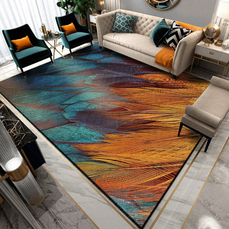 Multicolor Living Room Rug Unique Animal Print Rug Polypropylene Pet Friendly Washable Area Carpet Clearhalo 'Area Rug' 'Rug' 2239430