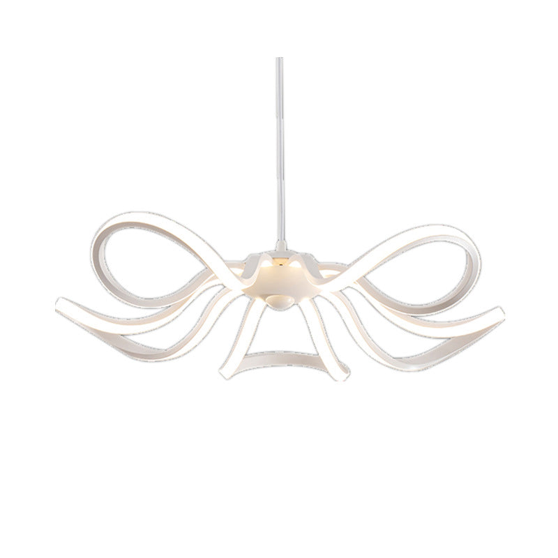 Modern Style Petal LED Ceiling Lighting Acrylic Restaurant Chandelier Light Fixture Clearhalo 'Ceiling Lights' 'Chandeliers' 'Modern Chandeliers' 'Modern' Lighting' 2241053