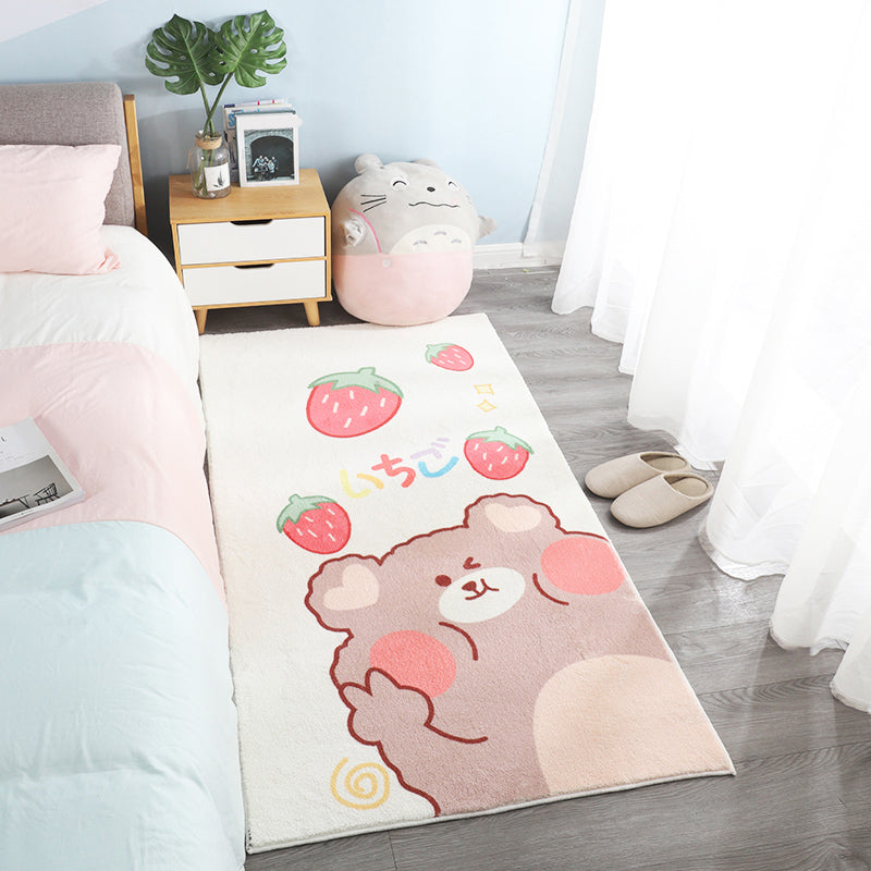 Multi-Color Cartoon Print Rug Polyster Cute Area Rug Easy Care Pet Friendly Indoor Rug for Childrens Room Clearhalo 'Area Rug' 'Rug' 2241939