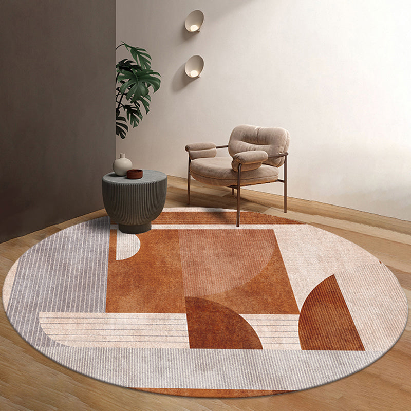 Multicolor Decoration Rug Unique Colorblock Rug Synthetics Anti-Slip Backing Pet Friendly Carpet Clearhalo 'Area Rug' 'Rug' 2242123