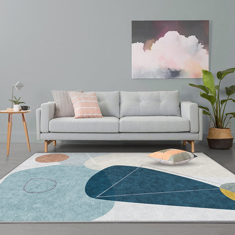 Creative Decoration Rug Multi-Colored Abstract Print Rug Polypropylene Anti-Slip Backing Pet Friendly Carpet Clearhalo 'Area Rug' 'Rug' 2242196