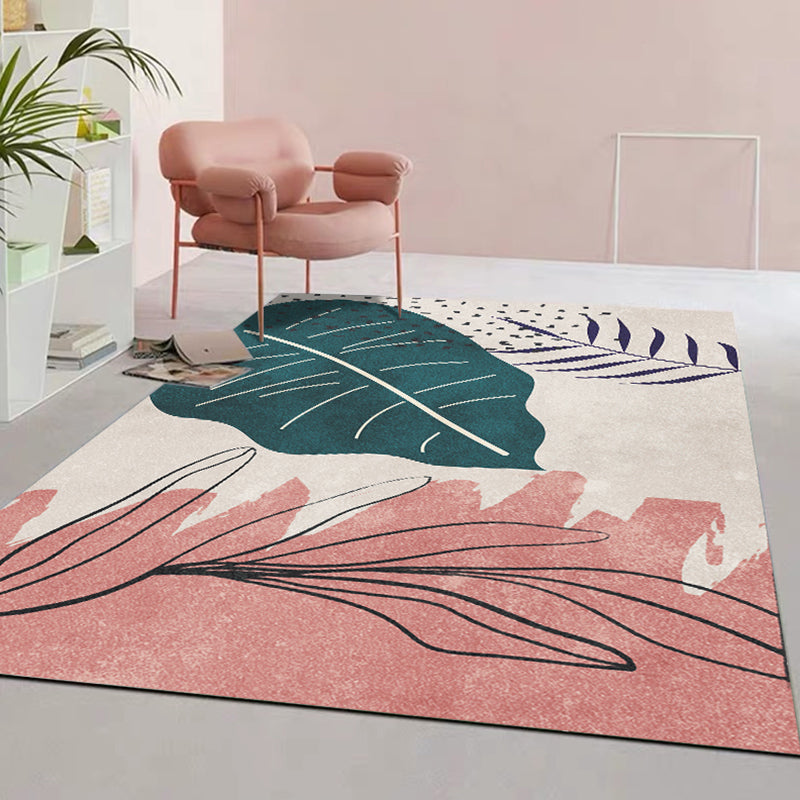 Morandi Color Novelty Rug Polyster Geometric Print Indoor Rug Non-Slip Pet Friendly Washable Carpet for Parlor Clearhalo 'Area Rug' 'Rug' 2242244