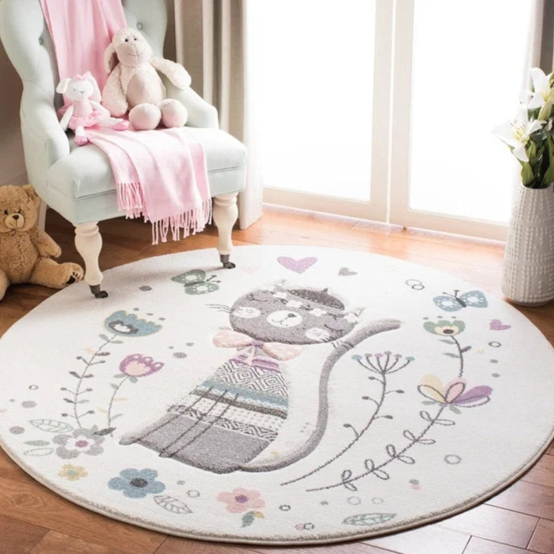 Modern Kids Room Rug Multi-Color Cartoon Pattern Rug Polypropylene Non-Slip Machine Washable Carpet Clearhalo 'Area Rug' 'Rug' 2244670