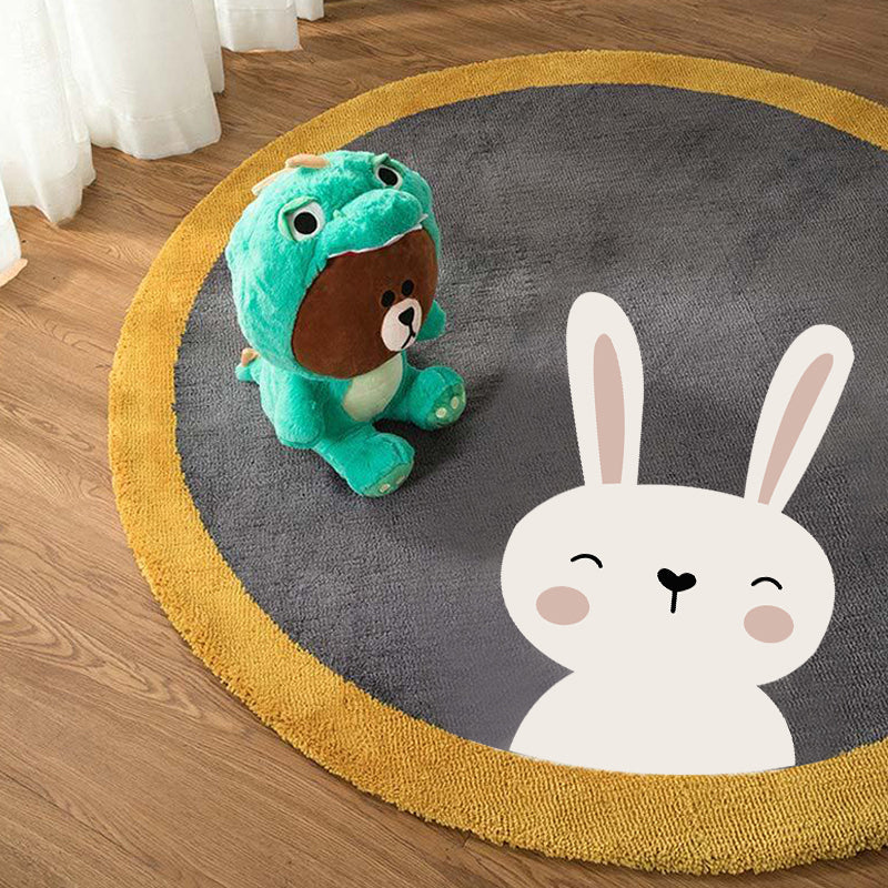 Relaxing Cartoon Print Rug Multi-Color Polyster Carpet Non-Slip Machine Washable Easy Care Rug for Kids Clearhalo 'Area Rug' 'Rug' 2244721