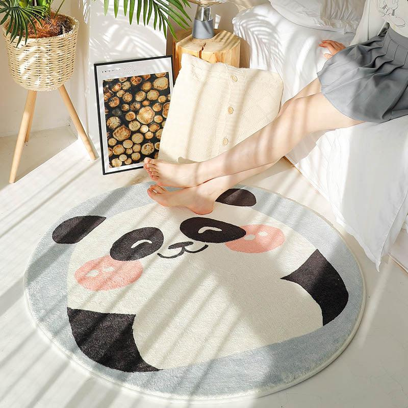 Casual Cartoon Print Rug Multi Colored Polypropylene Area Rug Non-Slip Machine Washable Carpet for Bedroom Clearhalo 'Area Rug' 'Rug' 2244792