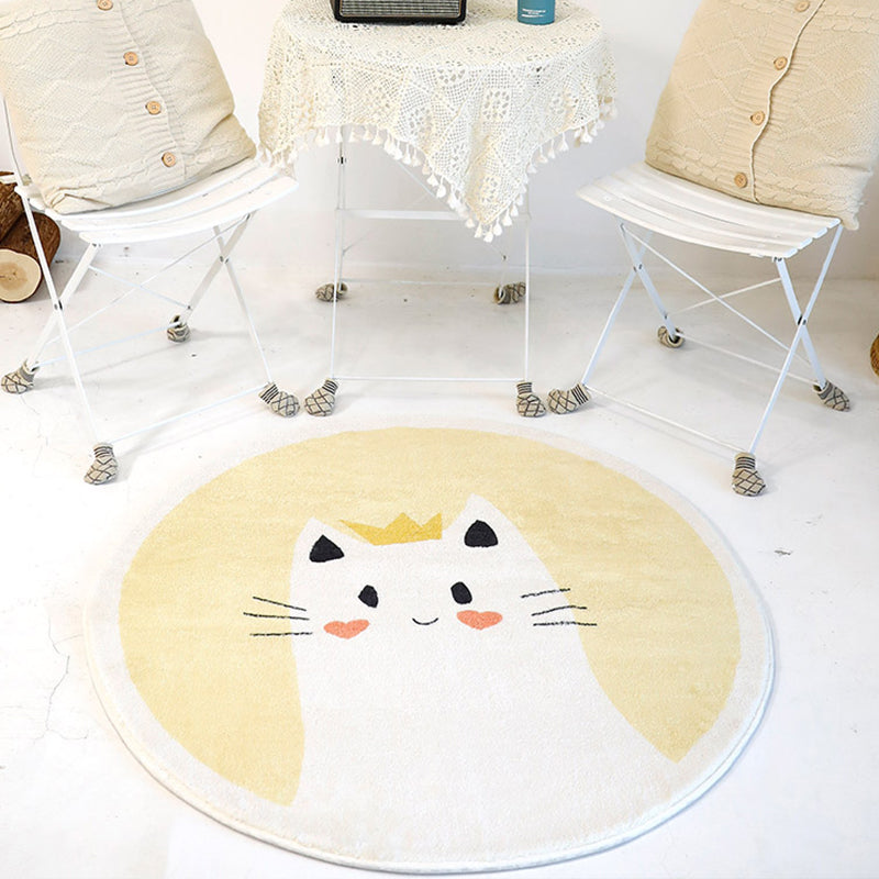 Cute Childrens Room Rug Multicolor Cartoon Area Carpet Synthetics Non-Slip Pet Friendly Indoor Rug Clearhalo 'Area Rug' 'Rug' 2244814