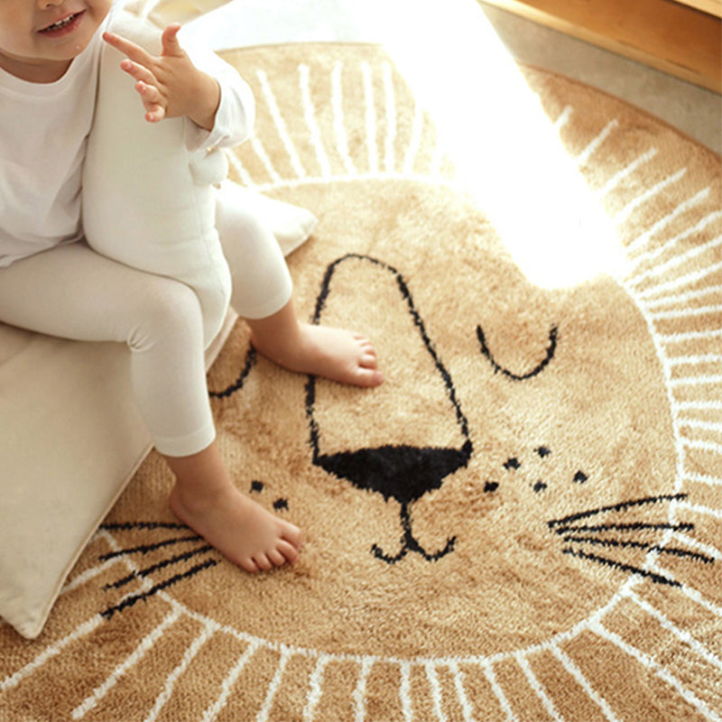 Multi-Color Creative Rug Polyster Cartoon Print Indoor Rug Anti-Slip Backing Pet Friendly Rug for Kids Clearhalo 'Area Rug' 'Rug' 2244831