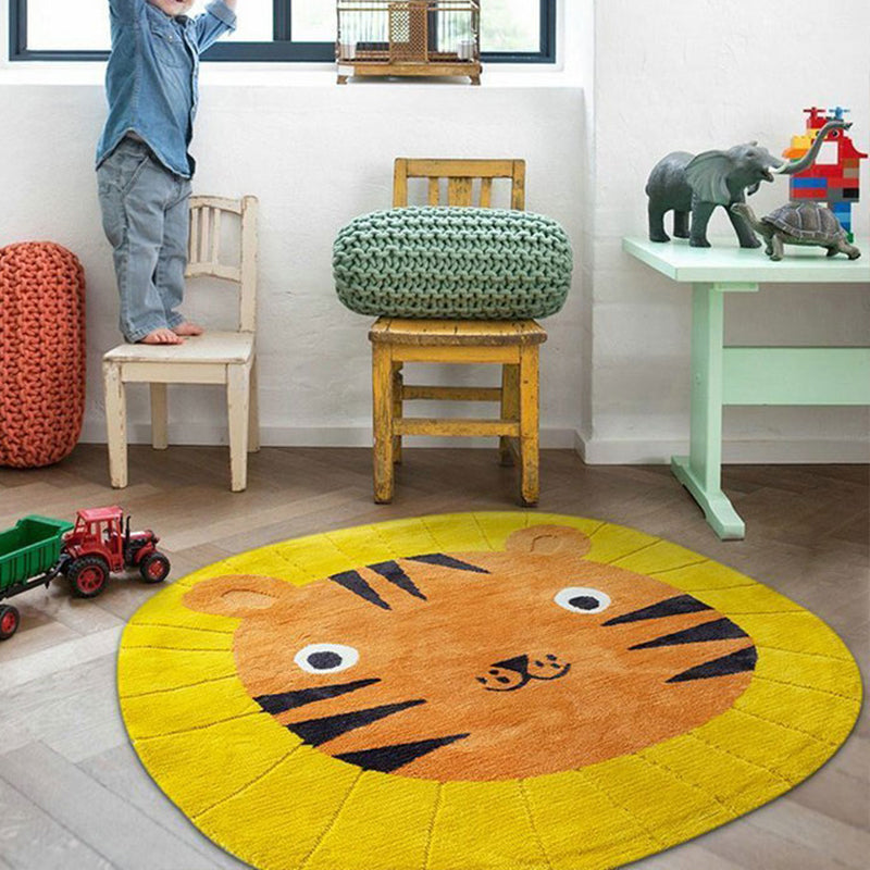 Multi-Color Creative Rug Polyster Cartoon Print Indoor Rug Anti-Slip Backing Pet Friendly Rug for Kids Clearhalo 'Area Rug' 'Rug' 2244834