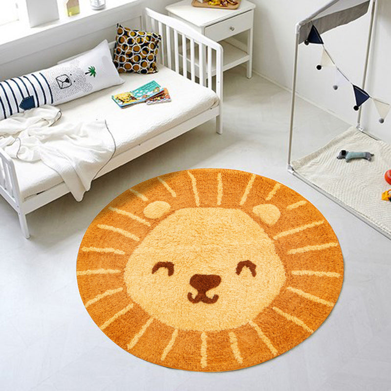 Classic Kids Room Rug Multi-Color Cartoon Print Rug Polypropylene Washable Non-Slip Backing Area Carpet Clearhalo 'Area Rug' 'Rug' 2244866